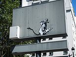 Banksy artwork on the back of a road sign in Paris is STOLEN 