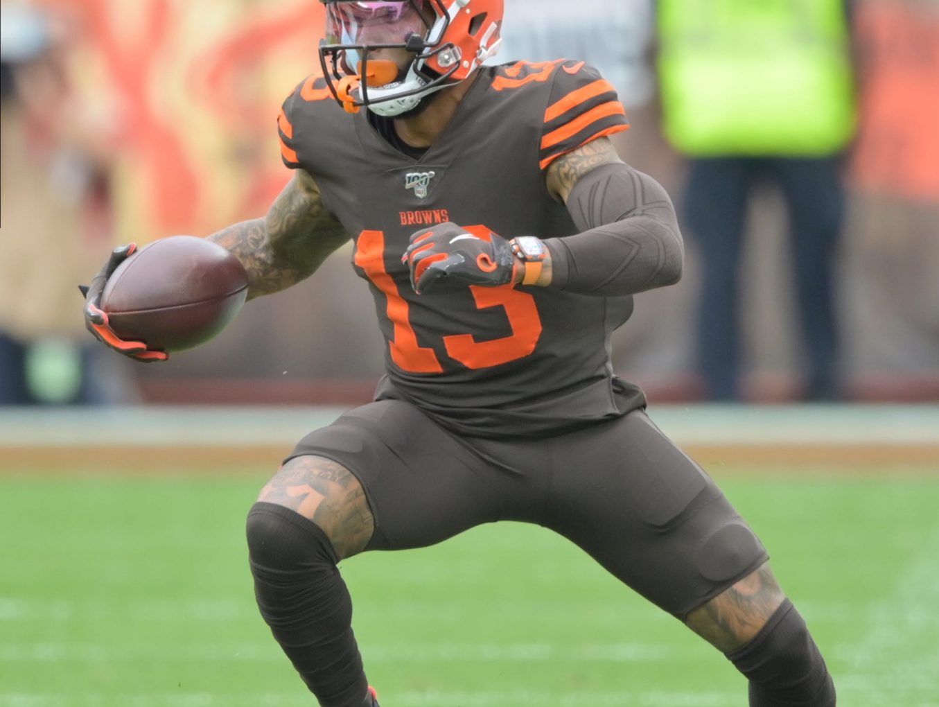 Browns&apos; Odell Beckham Jr. says he&apos;ll continue to wear crazy-expensive watch during games