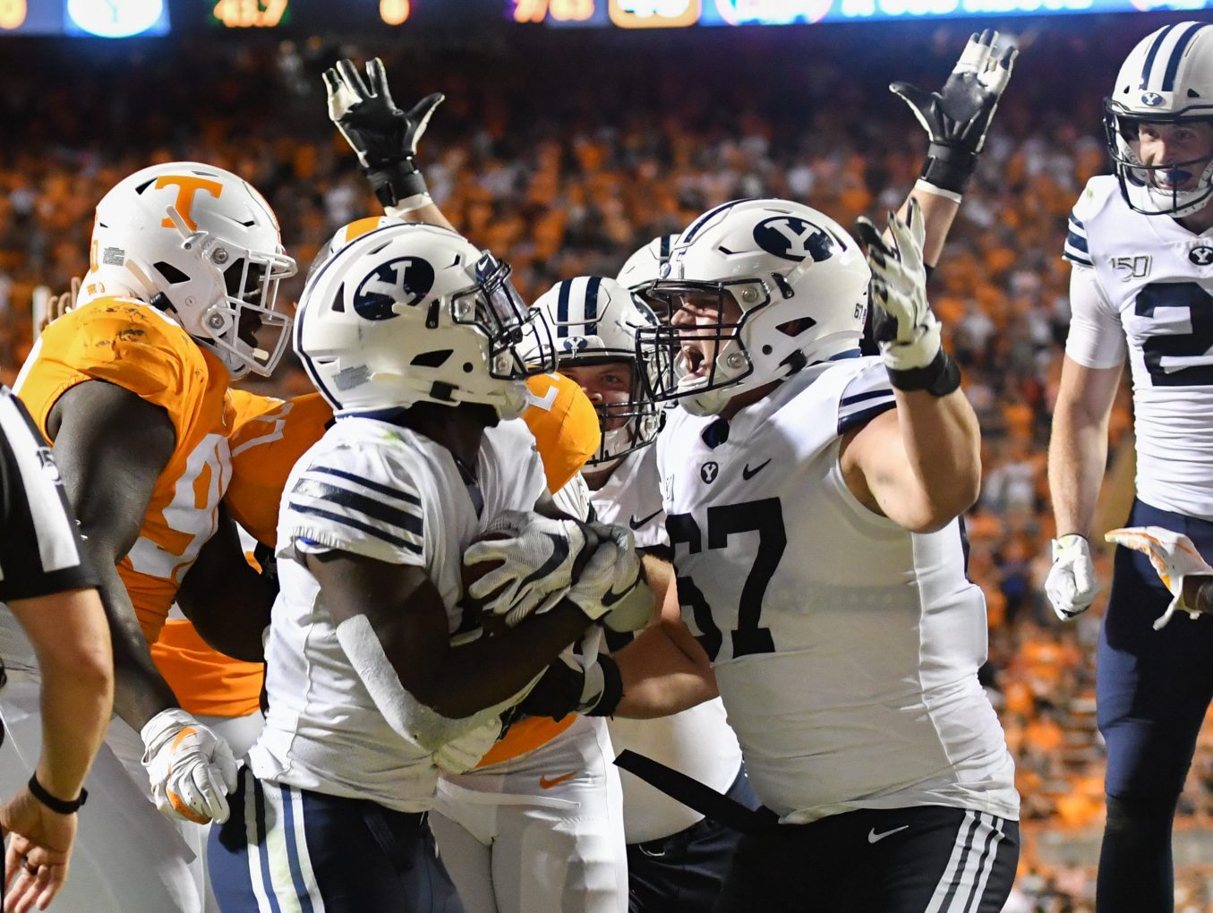 BYU&apos;s stunning double-overtime victory sends Tennessee to 0-2 for first time since 1988