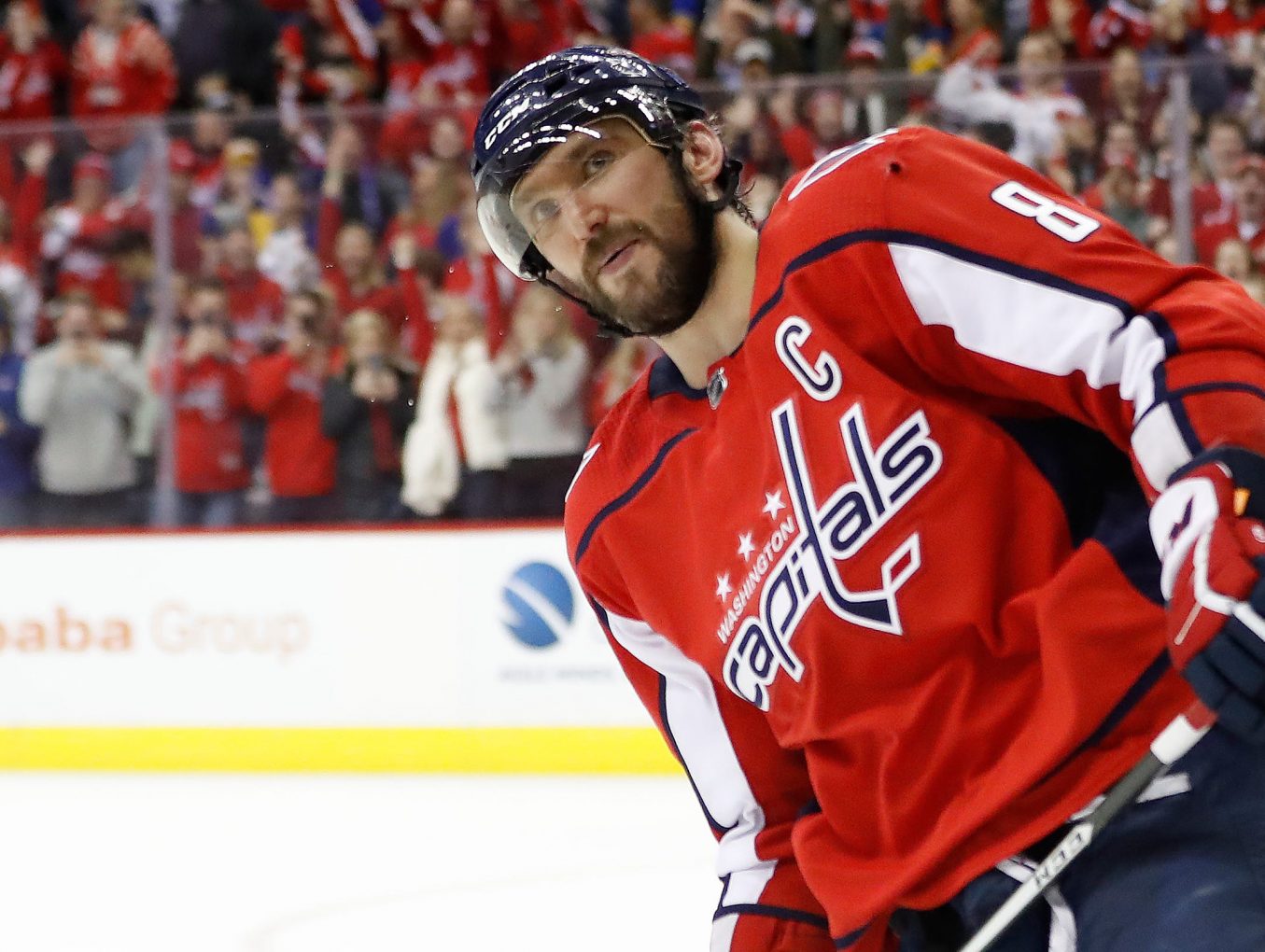 Capitals star Alex Ovechkin plays grocer for a day to promote pending release of his cereal brand