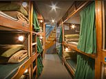 Concepcion bunk beds where 34 died after being trapped below deck by fire