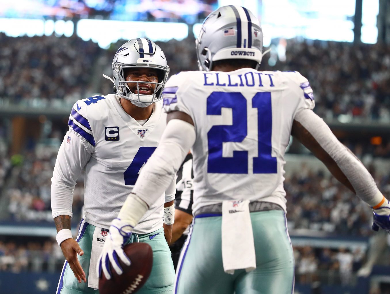 Do Dak Prescott, Ezekiel Elliott, Amari Cooper resemble Dallas Cowboys&apos; 1990s triplets?