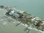 Dorian's destruction: Dramatic new before and after aerial photos show how storm obliterated Bahamas