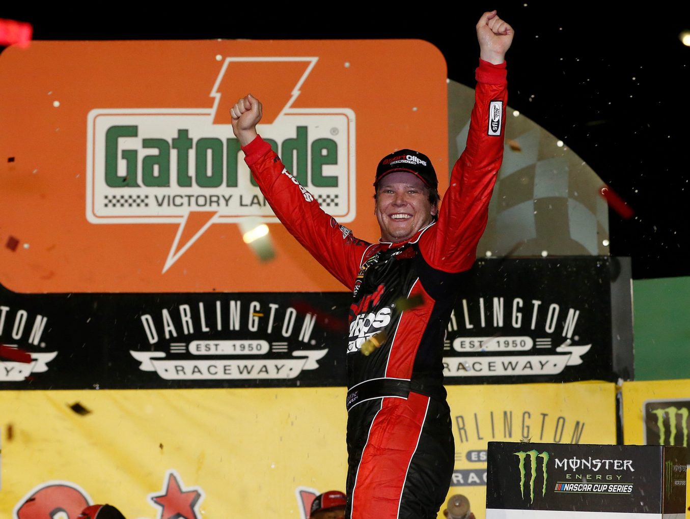 Erik Jones gets first win of the season in weather-delayed Southern 500 at Darlington