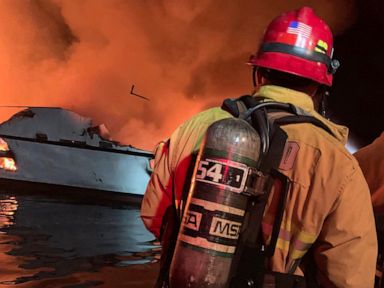 Fire official: Some deaths in boat fire off California coast