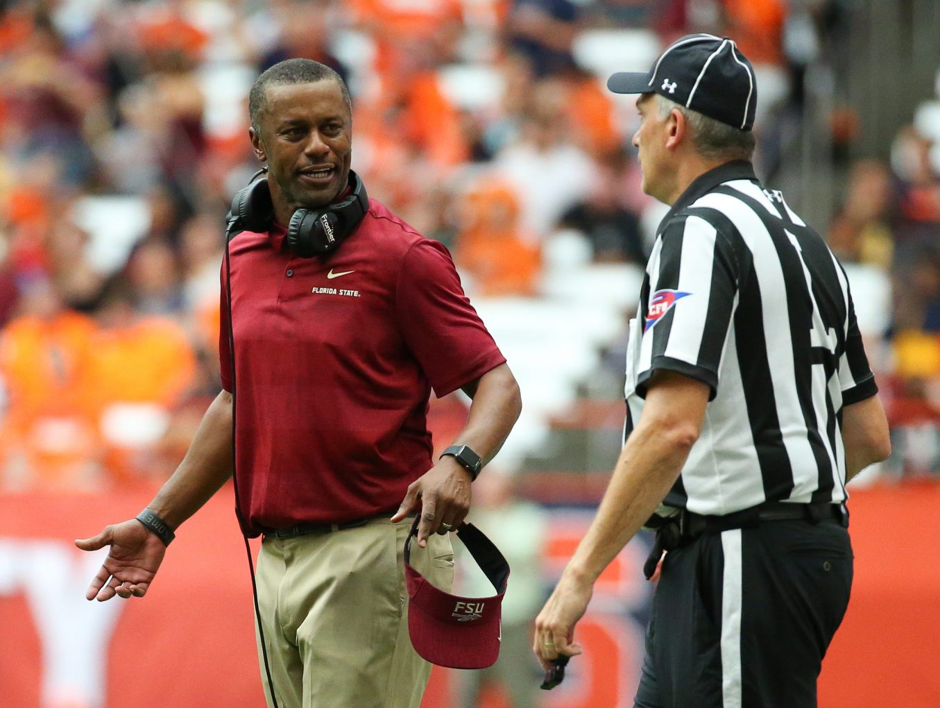 Florida State head coach Willie Taggart clarifies hydration comments after Boise State loss