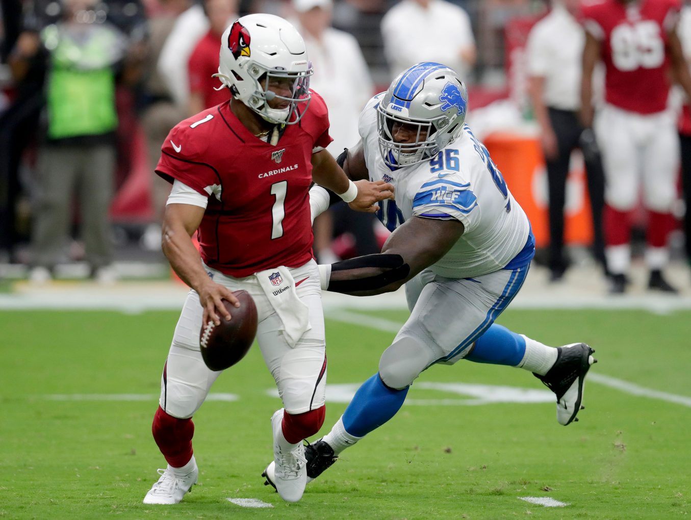 Kyler Murray, Cardinals salvage tie as Lions crumble late