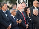 London mayor Sadiq Khan joins a poignant service marking the 80th anniversary of WWII