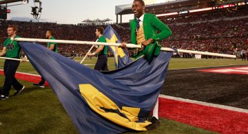 Notre Dame African-American mascot responds to racist social media criticism