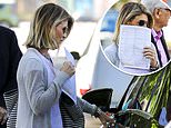 Praying for redemption? Lori Loughlin leaves church without husband Mossimo Giannulli