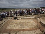 Rare Roman mosaic depicting mythical chariot race for Greek princess uncovered in Berkshire village