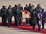 Robert Mugabe's body arrives back in Zimbabwe accompanied by his widow 'Gucci Grace'