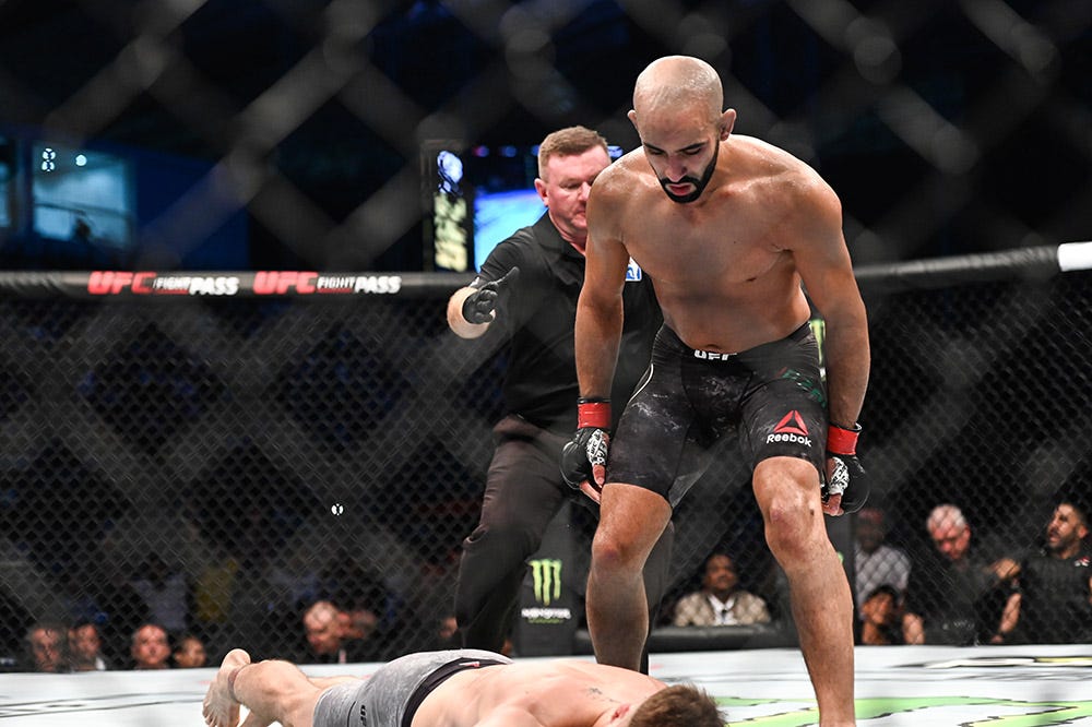 Scary knockout at UFC 242 leaves fighter twitching on canvas