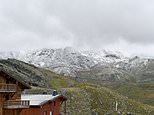 Ski season gets underway early with unseasonal snowfall across the Austrian Alps