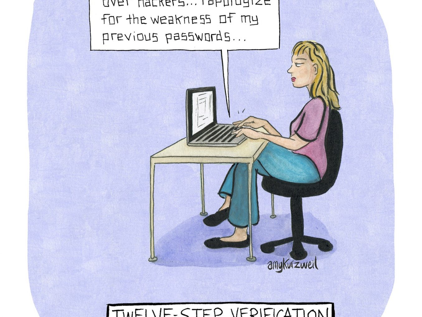 Today’s Cartoon: 12-Step Verification