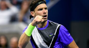 US Open: Injured Roger Federer ousted by Grigor Dimitrov in grueling five-set match