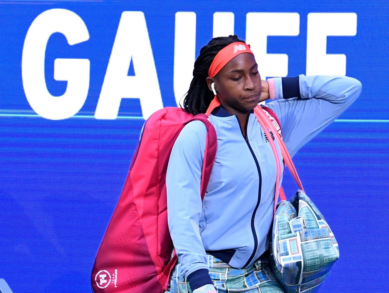 Young tennis player inspired by 15-year-old Coco Gauff even as she loses to Naomi Osaka